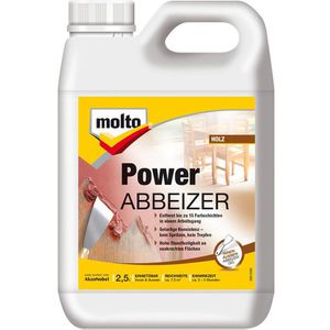 Molto Abbeizer Power, 5087689, für Holz und Metall, Gel, farblos, 2,5l
