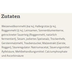 Produktbild für Brotbackmischung Küchenmeister Vitalbrot