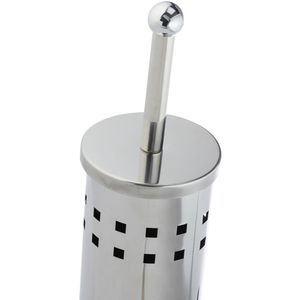 Produktbild für WC-Bürste Relaxdays rund, silber