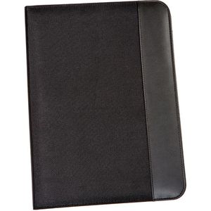 Produktbild für Schreibmappe Genie 12442, Wiesbaden, schwarz, Kunstleder/Nylon