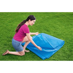 Produktbild für Poolabdeckung Bestway 58242 aus PE, blau, mit Wärmespeicherung