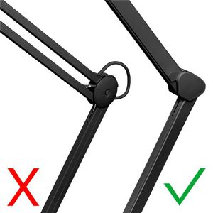 Produktbild für Lupenleuchte Goobay schwarz, 127 mm Glaslinse, dimmbar, LED
