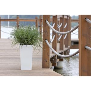 Produktbild für Übertopf Prosperplast Urbi Square, weiß, 27 x 50 x 27 cm