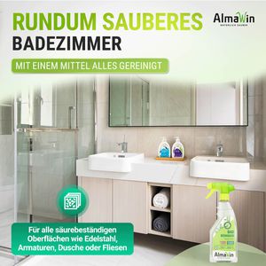 Produktbild für Badreiniger AlmaWin frischer Pfefferminzduft