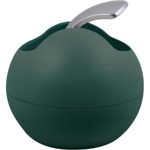 Produktbild für Mülleimer Spirella Bowl, 10.20856, dunkelgrün matt