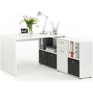 Schreibtisch FMD-Möbel Lex, 353-001, weiß