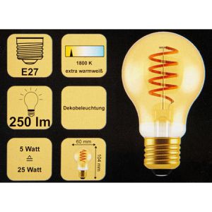 Produktbild für LED-Lampe Blulaxa Filament Vintage, E27