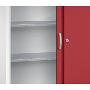 Produktbild für Werkzeugschrank CP-Möbel 2069-00, aus Metall, grau / rot