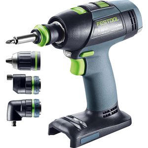 Produktbild für Akku-Bohrschrauber Festool T18+3 Basic-Set, 578828