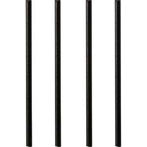 Produktbild für Strohhalme Papstar 87510 pure, schwarz, aus Papier