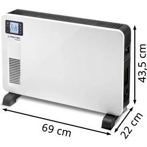 Produktbild für Konvektorheizung Trotec Design TCH 2310 E, weiß