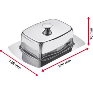 Produktbild für Butterdose Westmark 20872260, aus Edelstahl