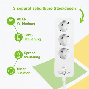 Produktbild für Steckdosenleiste Offgridtec 021615, mit 1,8m Kabel