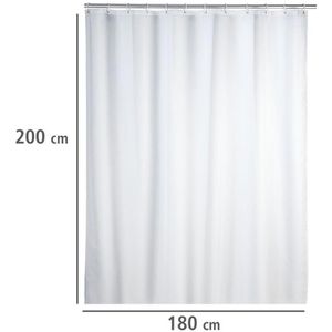 Produktbild für Duschvorhang Wenko Anti-Schimmel Uni, 180 x 200 cm