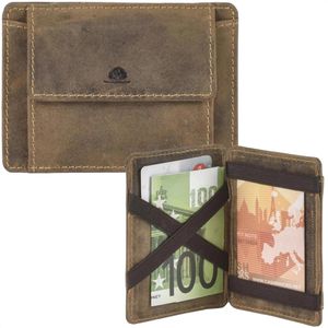 Portemonnaie Greenburry Vintage Magic Wallet, braun Echt Leder
