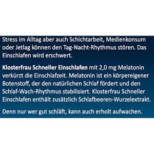 Produktbild für Melatonin Klosterfrau Intens, 30 Tabletten für 30 Nächte