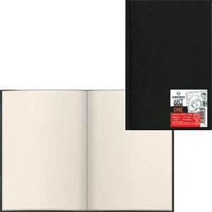 Canson Skizzenbuch 200005568 One Art Book, A5, hoch, 100 g/m², weiß, Klebebindung, 98 Blatt
