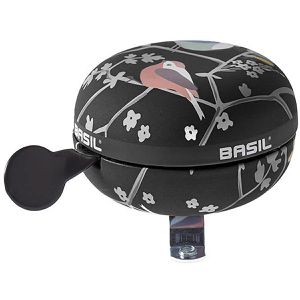 Fahrradklingel Basil Big Bell Wanderlust charcoal, schwarz