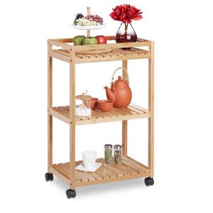 Küchenwagen Relaxdays 10029398, braun