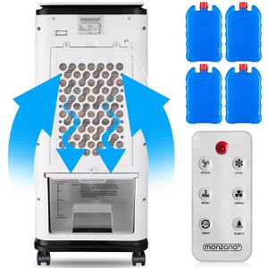 Produktbild für Luftkühler Monzana 108547, Aircooler, Fernbedienung &amp; Timer