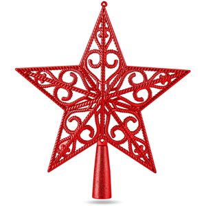 Christbaumspitze TK-Gruppe 98403, glänzend, rot