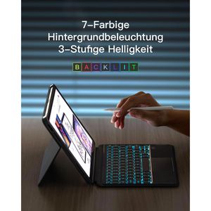 Produktbild für Tablet-Hülle Inateck KB04111, grau