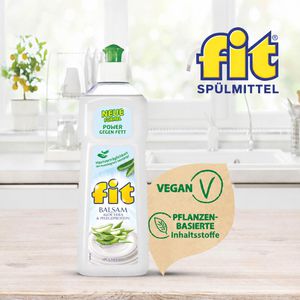 Produktbild für Spülmittel fit Balsam Aloe Vera, mikroplastikfrei