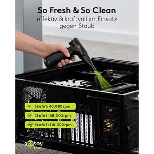 Produktbild für Akku-Gebläse Goobay Staubgebläse Advanced, 77830