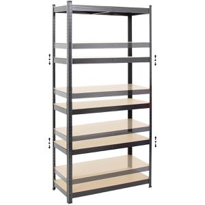 Produktbild für Schwerlastregal PROREGAL Ragnar, 5 Holzböden