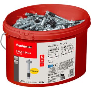Produktbild für Schwerlastdübel Fischer FAZ II Plus 10/10 gvz