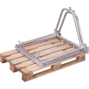 Produktbild für Palettenaufsatz VARIOfit Typ 65, vpa-080.006, verzinkter Stahl