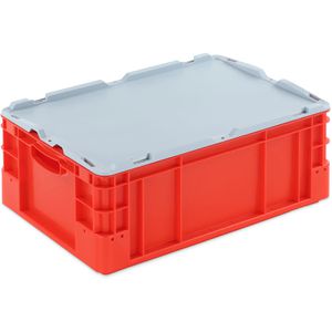 Produktbild für Eurobox Alpha-Paletten Silverline, rot, 40 Liter