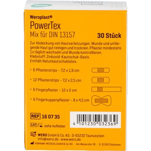 Produktbild für Pflaster Wero PowerTex Mix, 30 Strips