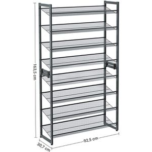 Produktbild für Schuhregal Songmics LMR08GB, aus Metall