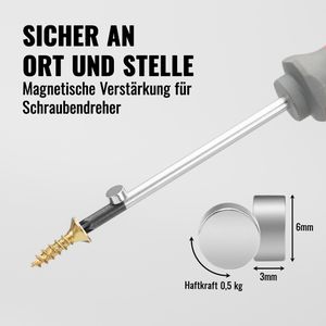 Produktbild für Magnete Poppstar 1010913 N35 silber, Neodym Magnet