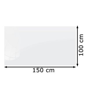 Produktbild für Glas-Magnettafel ALLboards Premium SUPERWHITE