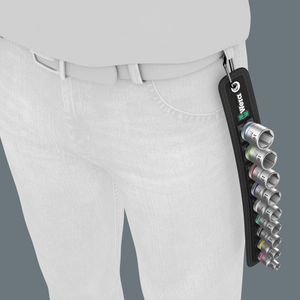 Produktbild für Steckschlüssel Wera Belt B 4 Zyklop, 9-teilig