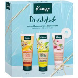 Kneipp Geschenkset Duschglück, Aroma-Pflegeduschen und Cremedusche, 3-teilig