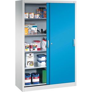 Produktbild für Werkzeugschrank CP-Möbel 2059-00, aus Metall, grau / lichtblau