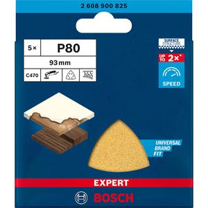 Produktbild für Schleifpapier Bosch Expert C470, Körnung 80