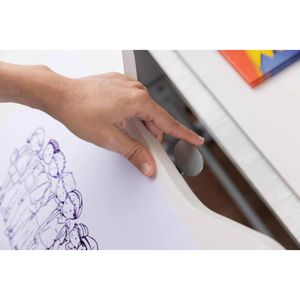 Produktbild für Kinderschreibtisch Inter-Link Frederik, Holz / Metall, weiß