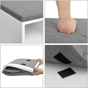 Produktbild für Schuhbank Vasagle LHS24WT, weiß, aus Holz