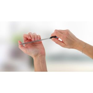 Produktbild für Nagelfeile Elina-med Saphir, aus verchromtem Metall