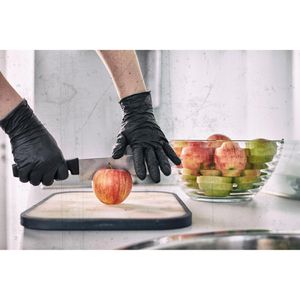 Produktbild für Einmalhandschuhe Gebol Ultra Strong, schwarz, 80 Stück