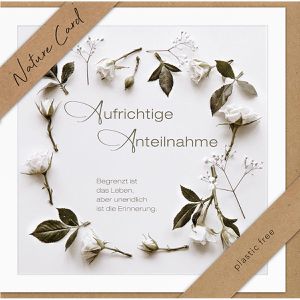 Produktbild für Trauerkarten bsb 69-2002, Nature Card, mit Spruch