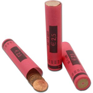 Münzhülsen effektivo 10116, für Rollgeld