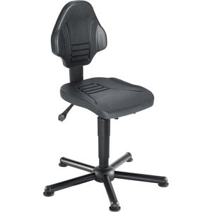 Produktbild für Arbeitsstuhl meychair Workster Pro W13-TG-PU, 01051, schwarz