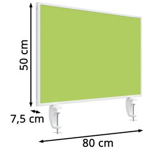 Produktbild für Tischtrennwand Magnetoplan VarioPin, 1108005, grün