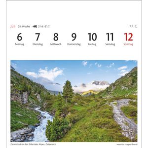 Produktbild für Abreißkalender Harenberg 2105500, Alpen Sehnsuchtskalender
