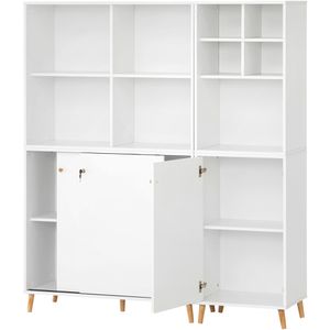 Produktbild für Kombischrank Möbelpartner Serie 500, weiß